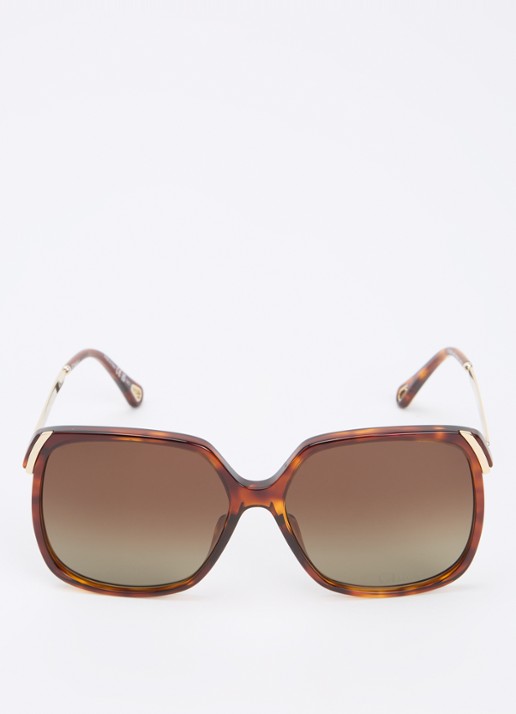 Chloé Retro zonnebril CH0286S - detail 2 roestbruin