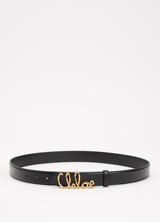 Chloé Riem van leer met logo