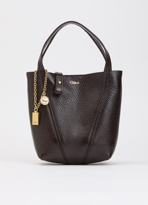 Chloé Small Spin handtas van leer met afneembare schouderriem