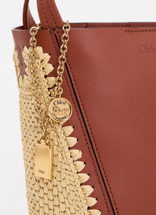 Chloé Spin handtas van leer met afneembare schouderriem - detail 3 bruin