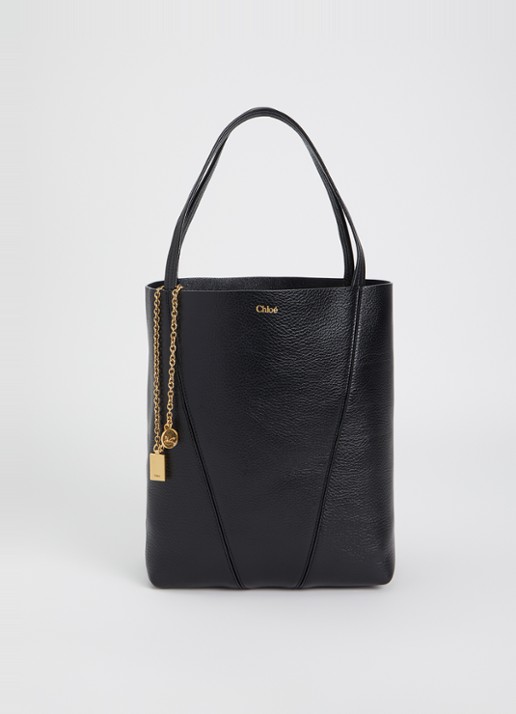 Chloé Spin Medium shopper van leer met tasbedel