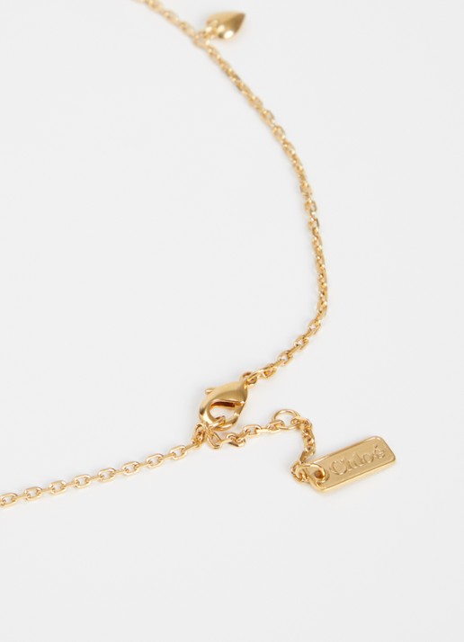Chloé The Chloé Mini Paddington ketting veguld - detail 3 goud