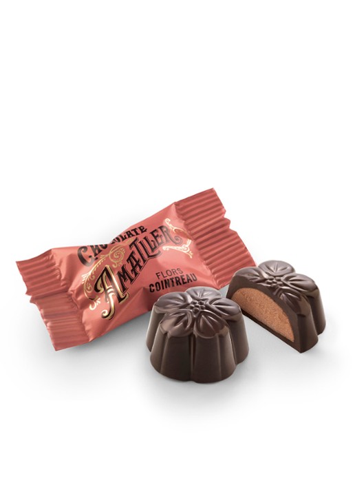 Chocolate Amatller Chocolade met fruit- of koffievulling in giftbox 24 stuks - detail undefined