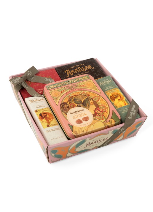 Chocolate Amatller Chocoladerepen in giftbox 236 gram