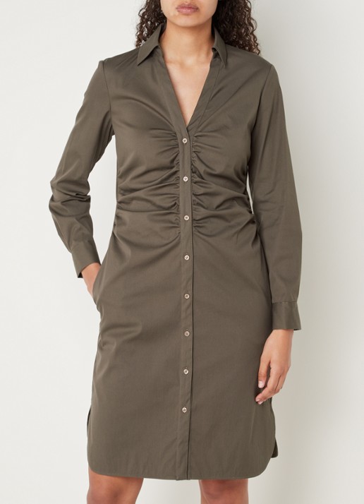 Cinque Cidecio mini blousejurk met plooidetail en steekzakken