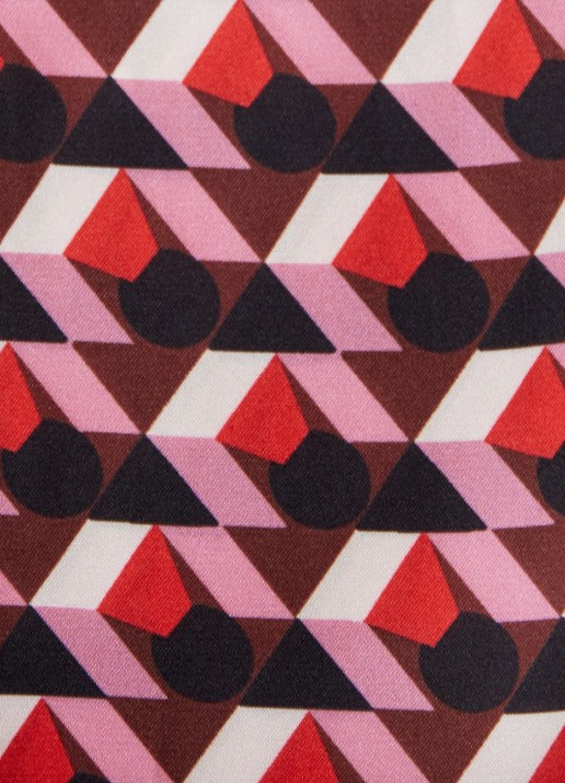 Cinque Cieata mini tuniekjurk van satijn met steekzakken - detail 4 roze