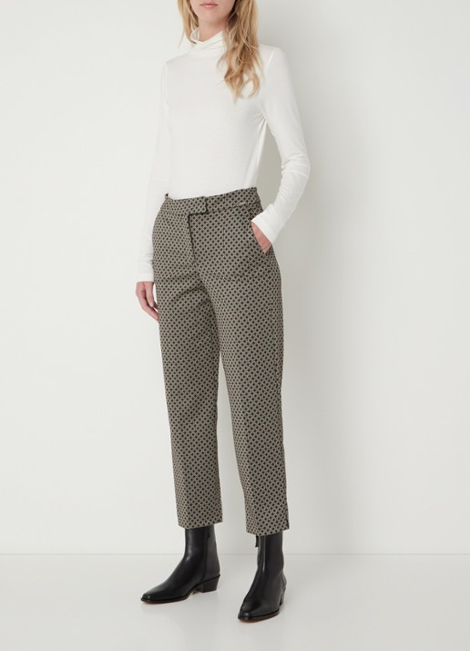 Cinque Cilaren jersey top met col  - voorkant 2 creme