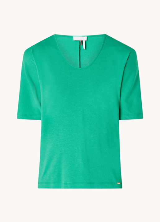 CINQUE Cilia T-shirt  - voorkant 2 groen