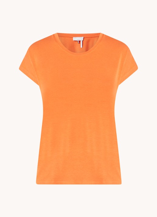 CINQUE Citwist T-shirt  - voorkant 3 orange