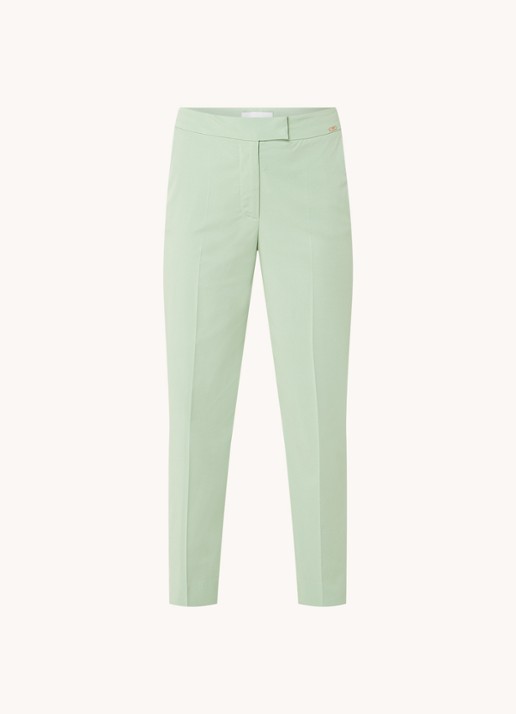 CINQUE Hennes high waist tapered fit pantalon met steekzakken - voorkant 2 lichtgroen