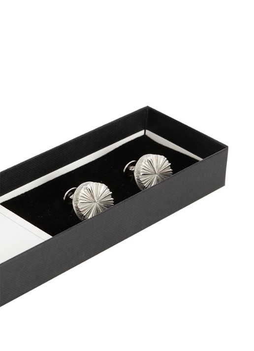 City Cufflinks Amsterdam Canal manchetknopen van zilver - detail zilver