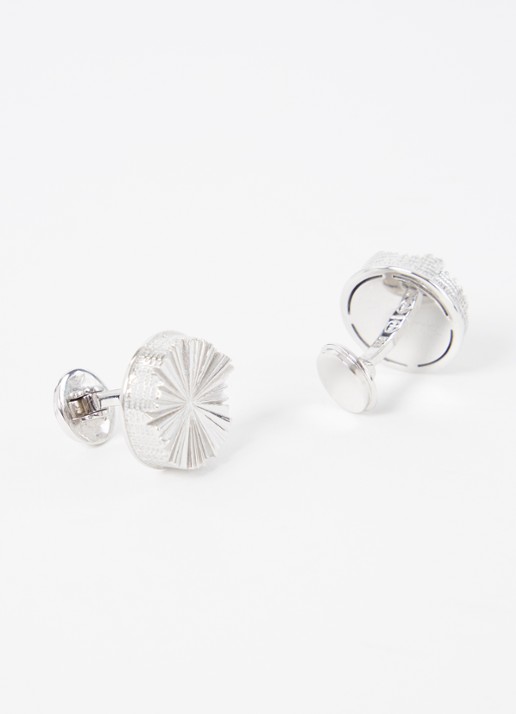 City Cufflinks Amsterdam Canal manchetknopen van zilver - detail 2 zilver
