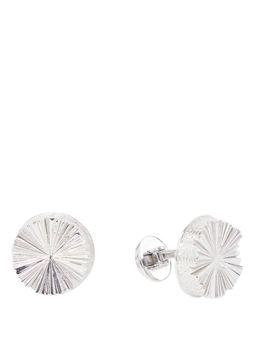 City Cufflinks Amsterdam Canal manchetknopen van zilver - voorkant 3 zilver