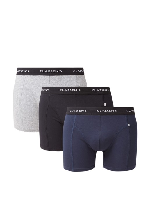Claesen's Boxershorts in 3-pack  - detail 4 multicolor
