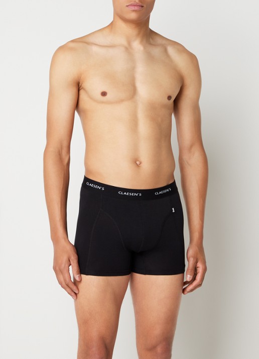 Claesen's Boxershorts in 3-pack  - voorkant 2 zwart