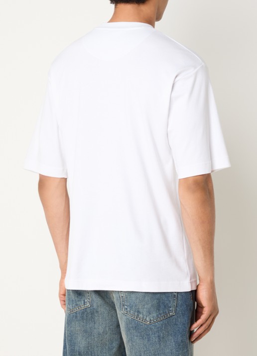 Claesen's T-shirt met ronde hals - achterkant 4 wit