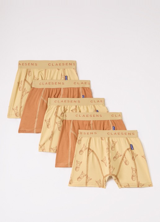 Claesens Boxershorts met print in 5-pack