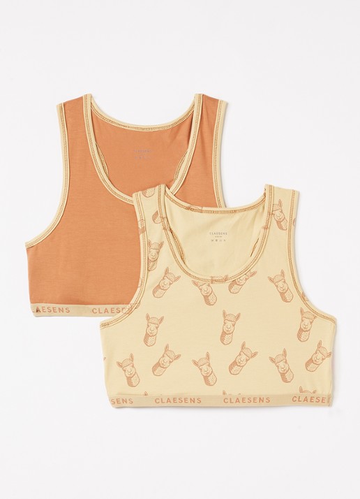 Claesens Crop top met print  in 2-pack