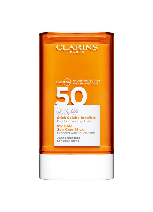 Clarins Invisible Sun Care Stick SPF50 Face - zonnebrand - voorkant 2 undefined