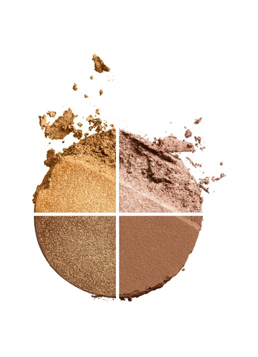 Clarins Ombre 4 Couleurs - oogschaduw palette - detail 4 07 - bronze gradation