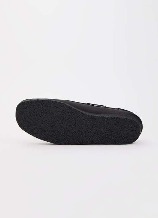 Clarks Originals Godney Boat bootschoen van leer - detail 4 zwart