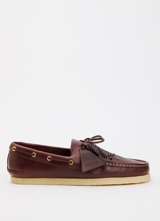 Clarks Originals Godney Boat bootschoen van leer