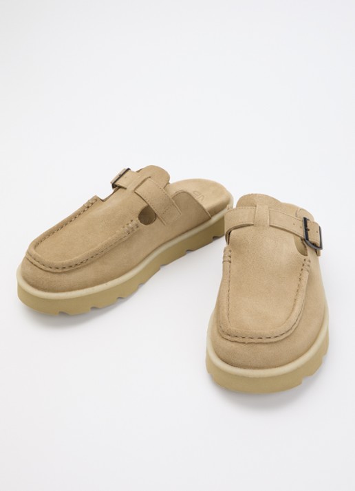 Clarks Originals Meare Mocc sandaal van suéde  - detail 2 beige