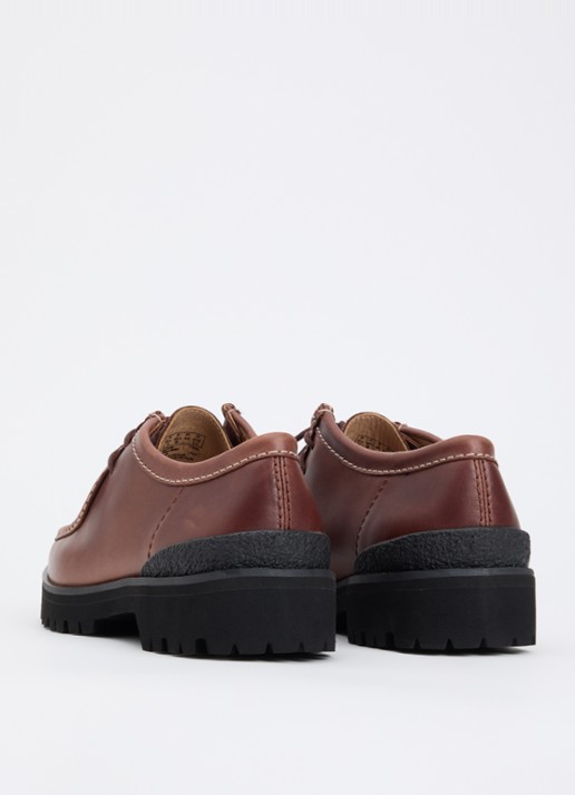 Clarks Originals Walla Yukoner veterschoen van leer - achterkant bruin