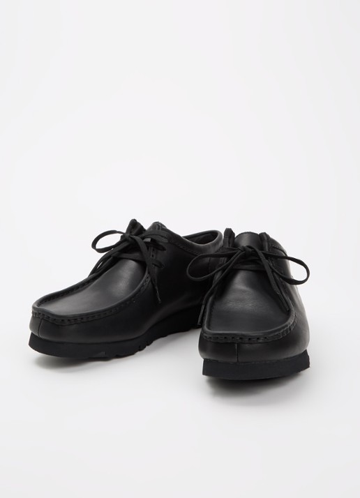 Clarks Originals Wallabee Gore-Tex veterschoen van suède  - detail zwart