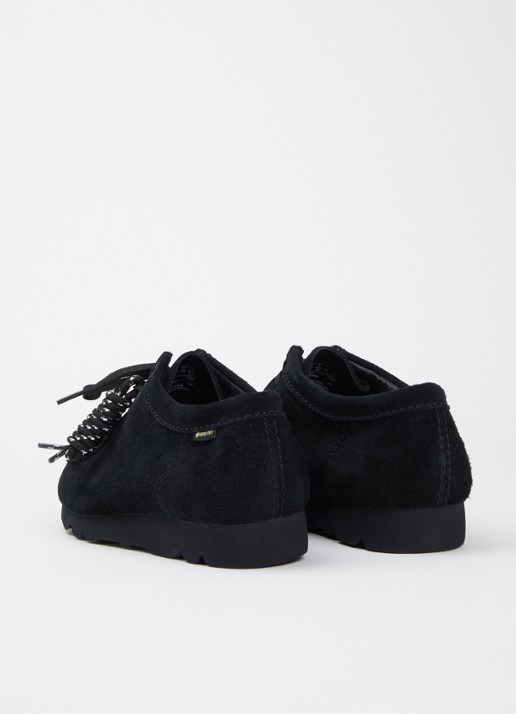 Clarks Originals Wallabee Gore-Tex veterschoen van suède - achterkant 5 zwart
