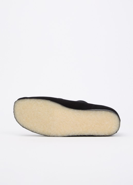 Clarks Originals Wallabee veterschoen van suède - detail 5 zwart