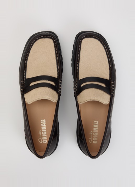 Clarks Originals Yukoner loafer van leer  - detail 2 bruin