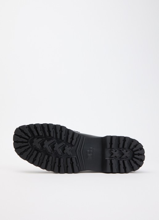 Clarks Originals Yukoner penny loafer van leer  - detail 5 zwart