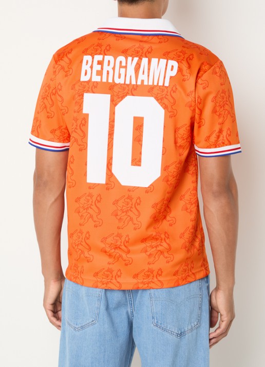 Classic Football Shirts 1994 Netherlands Bergkamp - achterkant orange