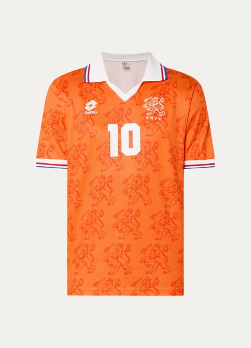 Classic Football Shirts 1994 Netherlands Bergkamp - voorkant 3 orange