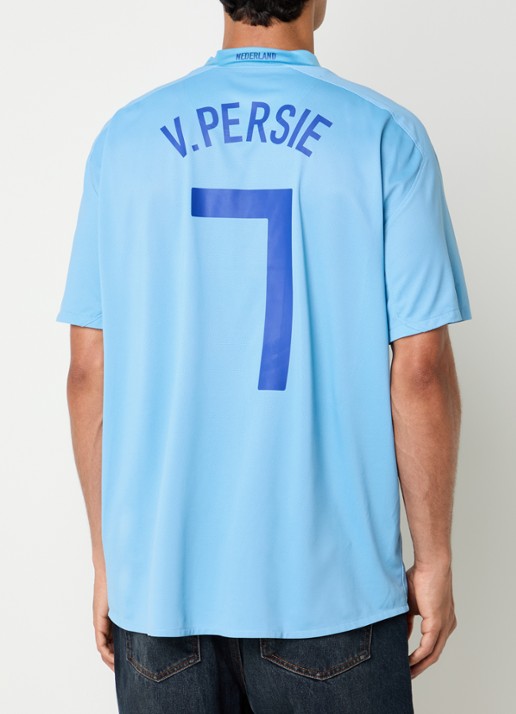 Classic Football Shirts 2008-10 Netherlands Van Persie voetbalshirt - detail 2 blauw
