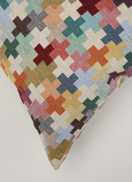 Claudi Biel sierkussen 50 x 50 cm - detail 2 beige