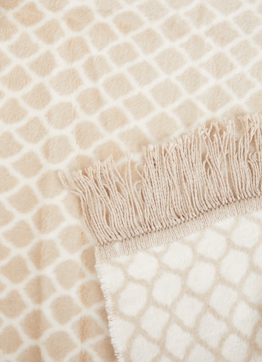 Claudi Colly plaid 150 x 200 cm - detail 3 beige