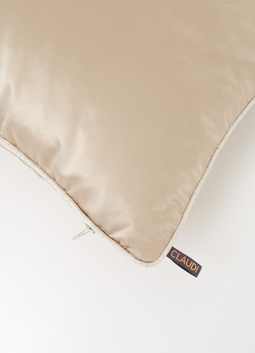 Claudi Dafne sierkussen 45 x 45 cm - detail beige