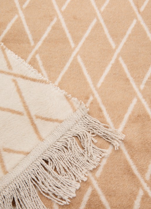 Claudi Dias plaid 150 x 200 cm - detail 3 lichtbruin