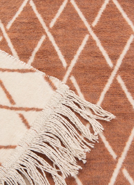 Claudi Dias plaid 150 x 200 cm - detail 3 bruin