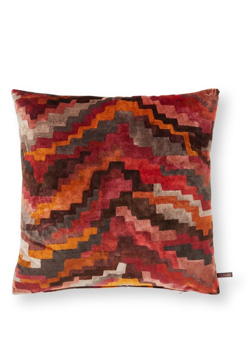 Claudi Fanny sierkussen 45 x 45 cm - voorkant orange