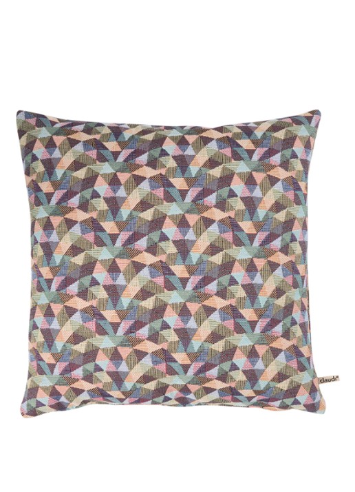 Claudi Graphic Pyramid sierkussen 45 x 45 cm - voorkant multicolor