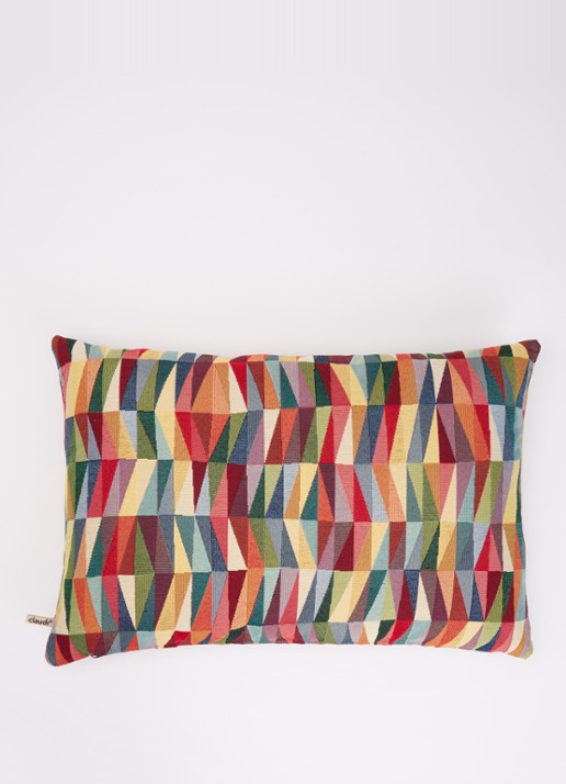 Claudi Graphic Zigzag sierkussen 40 x 60 cm - detail multicolor