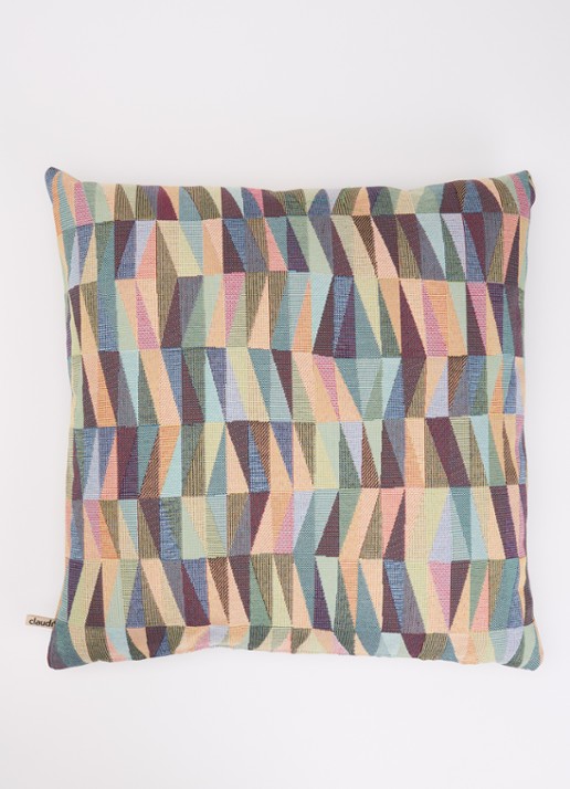 Claudi Graphic Zigzag sierkussen 50 x 50 cm - detail 3 multicolor