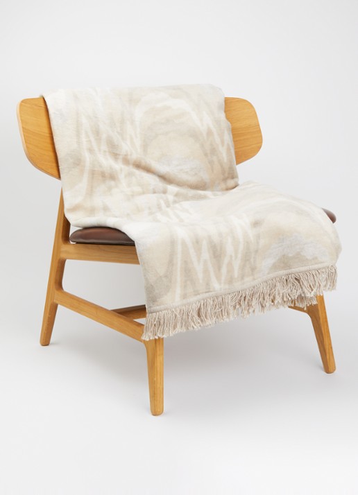 Claudi Patty plaid 150 x 200 cm - voorkant 3 beige
