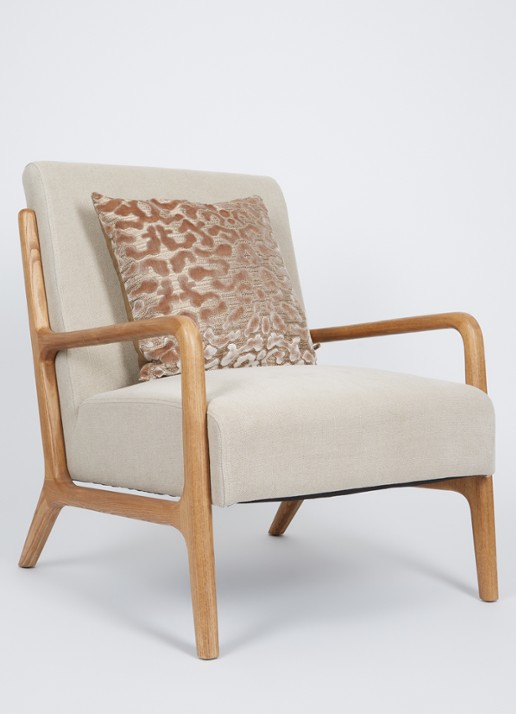 Claudi Talissa sierkussen 45 x 45 cm  - voorkant 2 beige