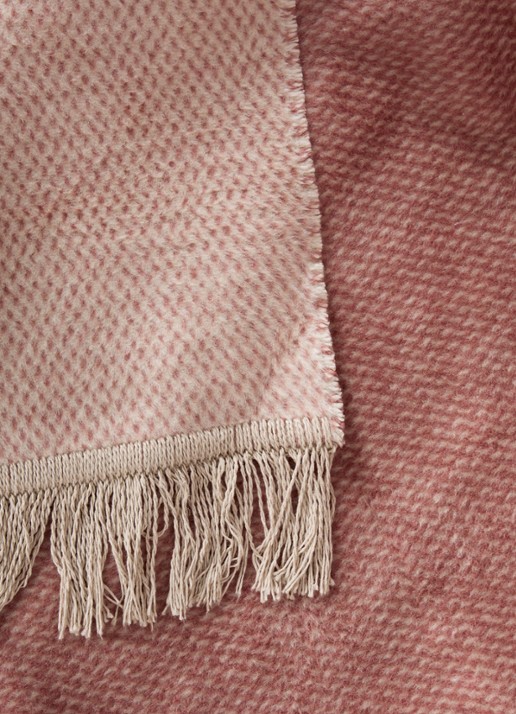 Claudi Unami Plaid 150 x 200 cm - detail 3 oudroze