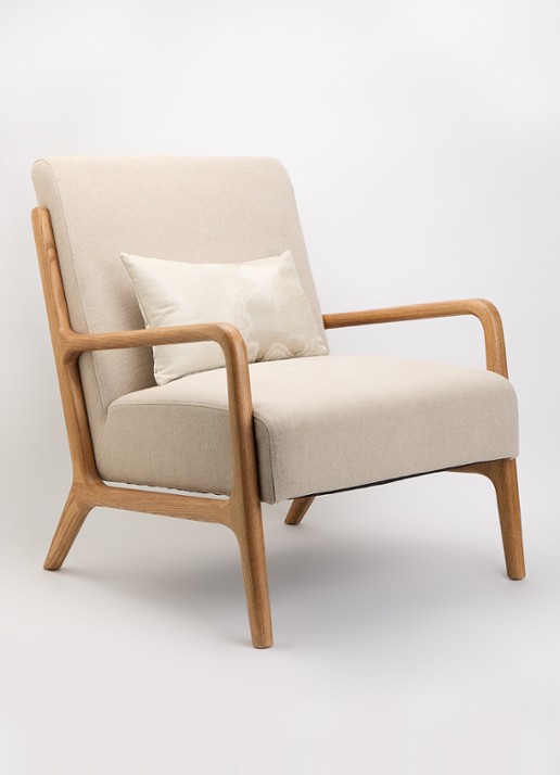 Claudi Vivallo sierkussen 30 x 45 cm  - voorkant 2 beige