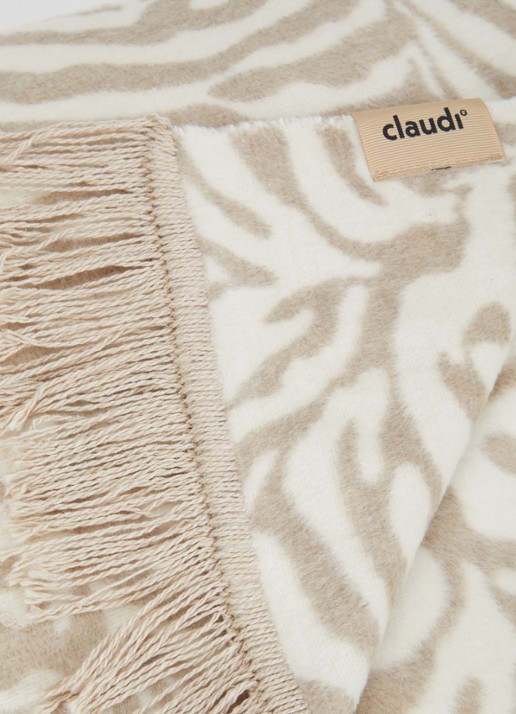 Claudi Zebby plaid 150 x 200 cm - detail 3 beige